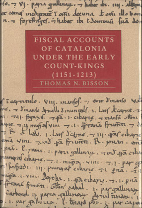 Cover image for Fiscal accounts of Catalonia under the early count-kings (1151-1213), Vol. 2