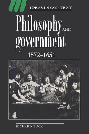 Cover image for Philosophy and government, 1572-1651