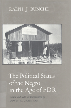 Cover image for The political status of the Negro in the age of FDR