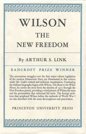 Cover image for Wilson: the new freedom, Vol. 2