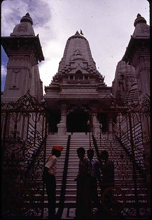 The Birla temple in Ballygunge, Calcutta.
