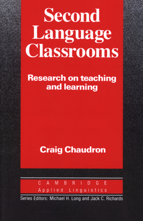 Cover image for Second language classrooms: research on teaching and learning