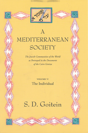 Cover image for A Mediterranean society: the Jewish communities of the Arab world as portrayed in the documents of the Cairo Geniza, Vol. 5