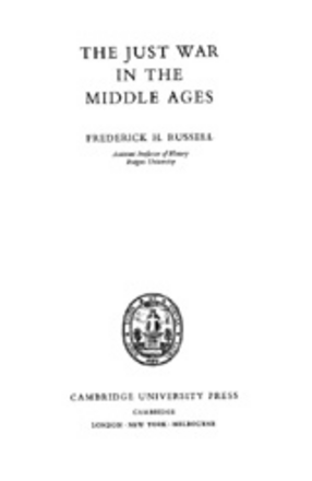 Cover image for The Just War in the Middle Ages