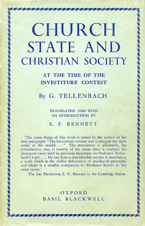 Cover image for Church, state and Christian society at the time of the investiture contest