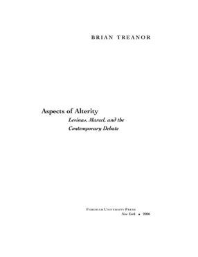 Cover image for Aspects of alterity: Levinas, Marcel, and the contemporary debate