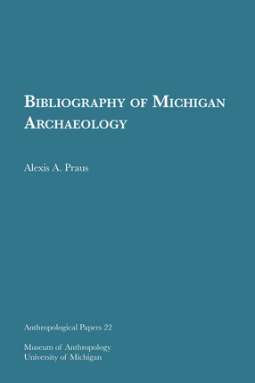 Cover image for Bibliography of Michigan Archaeology