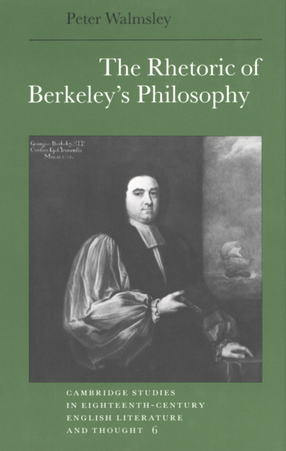 Cover image for The rhetoric of Berkeley&#39;s philosophy
