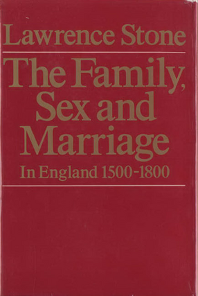 Cover image for The family, sex and marriage in England, 1500-1800