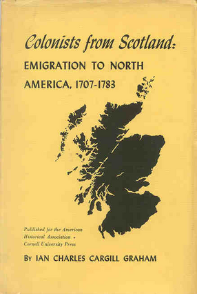Cover image for Colonists from Scotland: emigration to North America, 1707-1783