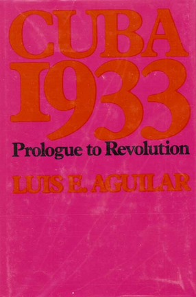 Cover image for Cuba 1933: prologue to revolution