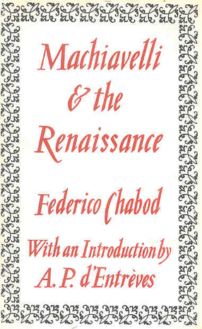 Cover image for Machiavelli &amp; the Renaissance