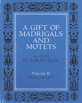Cover image for A gift of madrigals and motets, Vol. 2