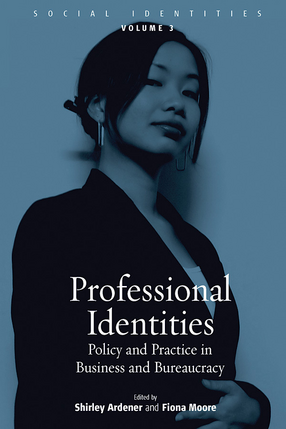 Cover image for Professional identities: policy and practice in business and bureaucracy