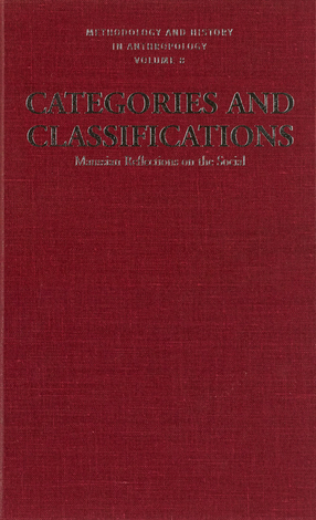 Cover image for Categories and classifications: Maussian reflections on the social