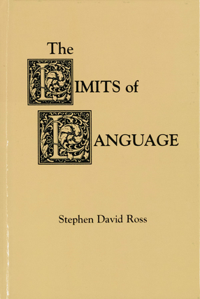 Cover image for The limits of language