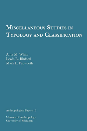 Cover image for Miscellaneous Studies in Typology and Classification