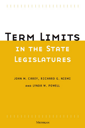 Cover image for Term Limits in State Legislatures