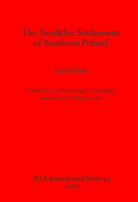 Cover image for The Neolithic Settlement of Southern Poland