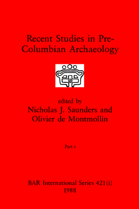Cover image for Recent Studies in Pre-Columbian Archaeology, Parts i and ii