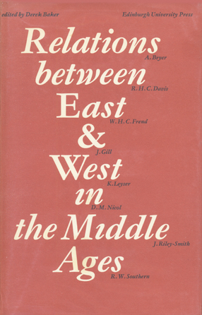 Cover image for Relations between East and West in the Middle Ages