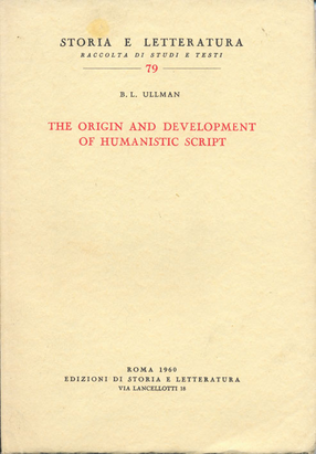 Cover image for The origin and development of humanistic script