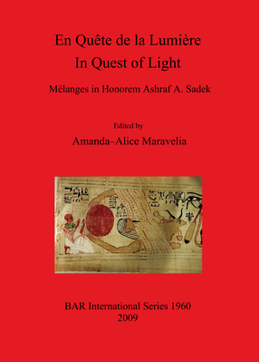Cover image for En Quête de la Lumière / In Quest of Light.: Mélanges in Honorem Ashraf A. Sadek