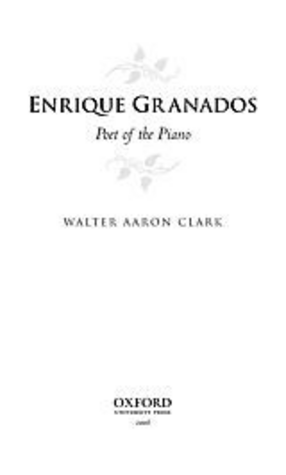 Cover image for Enrique Granados: poet of the piano