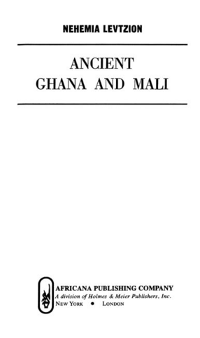 Cover image for Ancient Ghana and Mali