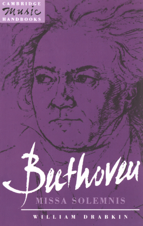 Cover image for Beethoven, Missa solemnis
