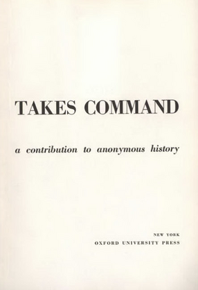 Cover image for Mechanization takes command: a contribution to anonymous history