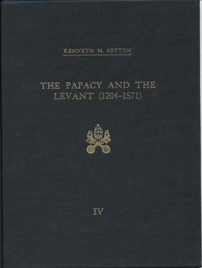 Cover image for The Papacy and the Levant, 1204-1571, Vol. 1