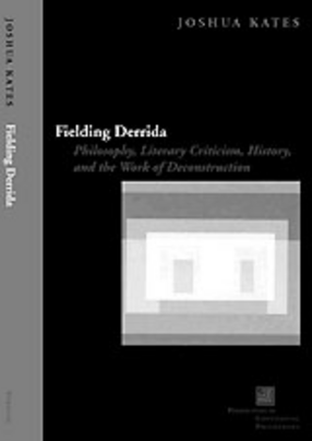 Cover image for Fielding Derrida: philosophy, literary criticism, history, and the work of deconstruction