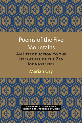 Cover image for Poems of the Five Mountains: An Introduction to the Literature of the Zen Monasteries